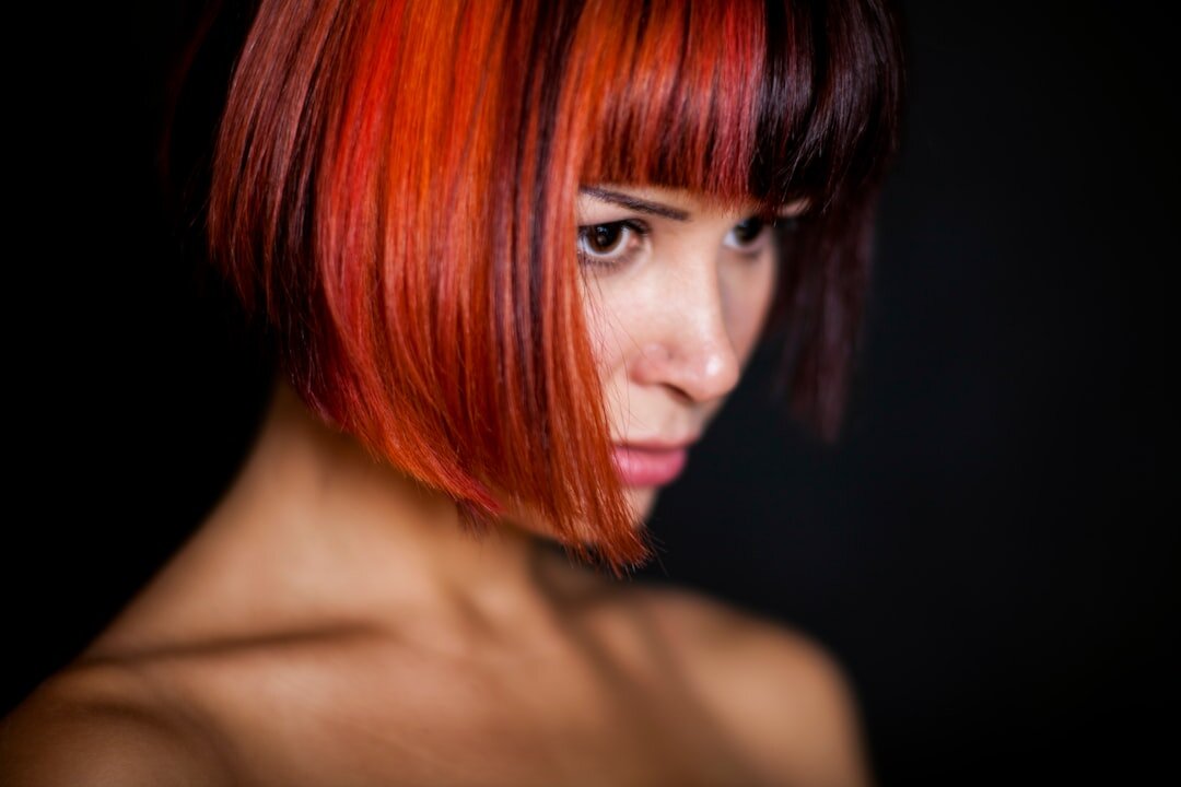 woman with bob haircut